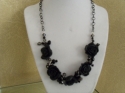 polymer clay, crystal  - Necklaces Jewelry
