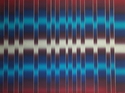 Marjorie Kubach - Abstract Print Making Marjorie Shaw Kubach, NJ >color embossing, non-objective, strong colors, silver-blue-maroon - Abstract Print Making