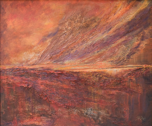 Painting-Acrylic-Golden Dawn