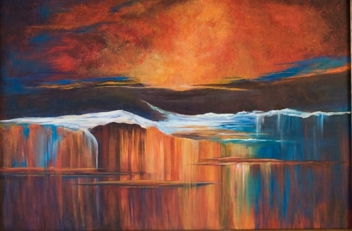 Painting-Acrylic-Beginning with the Light