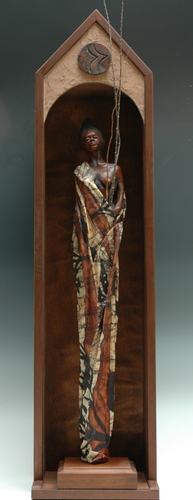 Sculpture-Mixed Media-Village Woman 2