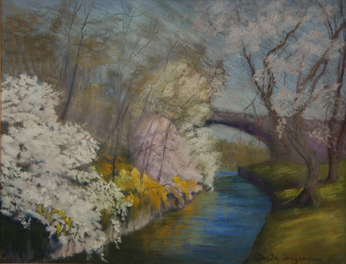 Painting-Pastels-Cherry Blossoms