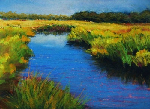 Painting-Pastels-Marshland