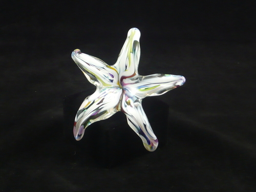 Open Petal Paperweight - Multicolored