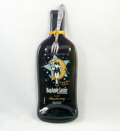 Recycled Wine Bottle Tray 6