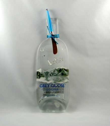 Recycled Gray Goose Vodka Bottle 1