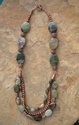 Jewelry--Semi-Precious Stones-NecklacesGreen Opal Fantasy