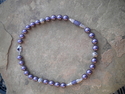Jewelry--Semi-Precious Stones-NecklacesSmokey purple pearls
