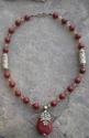 Jewelry--Semi-Precious Stones-NecklacesRed jasper and Citrine 