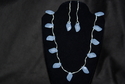 Chalcedony and Sterling Silver Necklace & Earrings