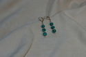 Faceted Emerald 14K Gold-filled Earrings