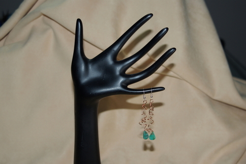 Copper & Turquoise Earrings