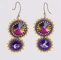 Jewelry--Beads-Earrings3 Rivoli Pendant Earrings