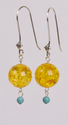 Jewelry--Semi-Precious Stones-EarringsFaux Amber and Turquoise Earrings
