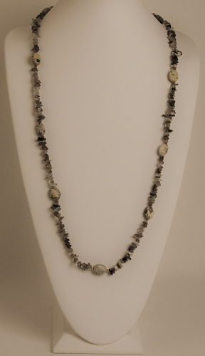 Jewelry-Necklaces-Smoky Quartz Chips Necklace
