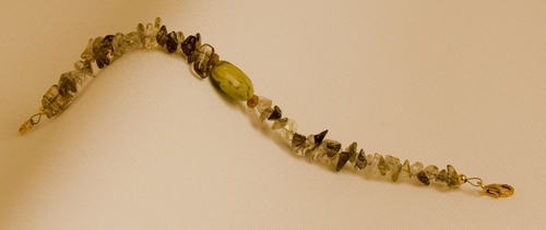 Jewelry-Rings and Bracelets-Smoky Quartz Chips Bracelet