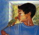 Painting--Pastels-FigurativeGive me a kiss