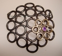 Steel Circle Brooch