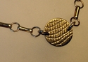 Silver Disk Necklace