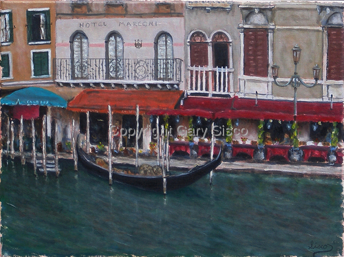 Venice taxi stop