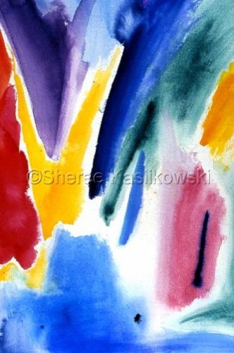 Painting-Abstract-Falling Colors