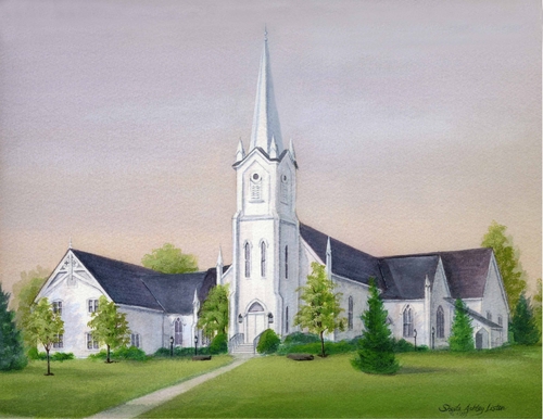 Painting-Church in Aurora