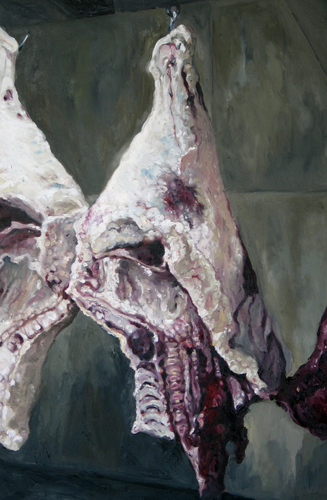 Painting-Still Life-Meat Locker