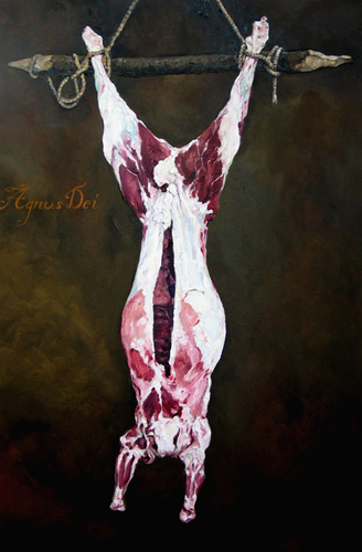 Painting-Figurative-Agnus Dei