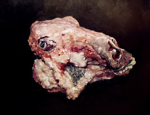 Painting-Figurative-Cabeza de Vaca