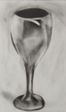 Drawing--CharcoalWine Glass