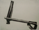 Drawing--CharcoalThin Metal Object