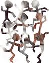 Digital Art--GraphicDancing cut-outs