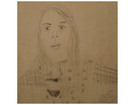 Drawing-Self Portrait Age 12