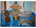 Painting--AcrylicScrap Metal