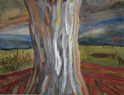 Painting-Colorful Tree in New Mexico