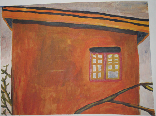 Painting-Orange House