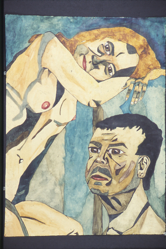 Painting-Nude-Woman and a Man