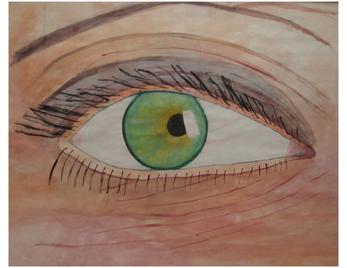 Painting-Big Green Eye