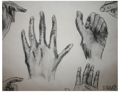 Drawing-Teenage Hands
