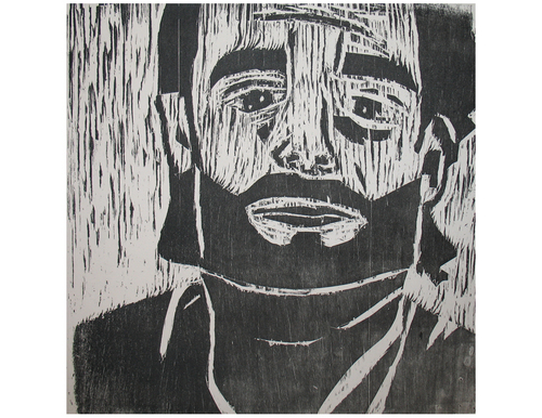 Print Making-Wood Carving of Dad