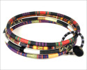 Sharon MacLeod - Four Bangle Braclet with African Textile Patterns