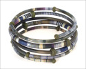 Sharon MacLeod - Rings Jewelry bracelet, paper, polymer clay, mixed media, African - Rings Jewelry