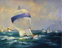Jon Greeley - Sports Painting Sailing painting - Sports Painting