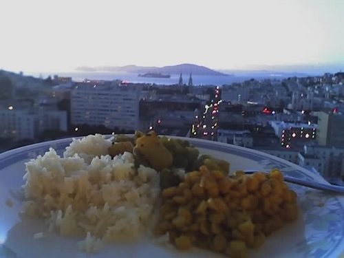 Photography-Abstract-Indian Dinner with view