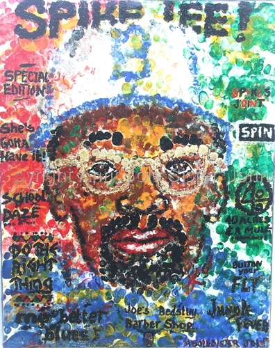 Painting-Acrylic-Spike Lee, 1992