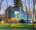 Painting--Oil-ImpressionismFrom My Yard