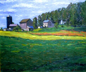 Painting--Oil-ImpressionismGreen Fields
