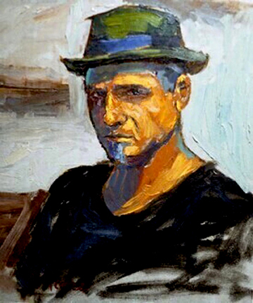 Painting-Figurative-Self Portrait