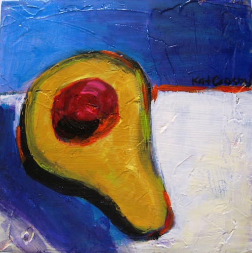 Painting-Still Life-Avacado