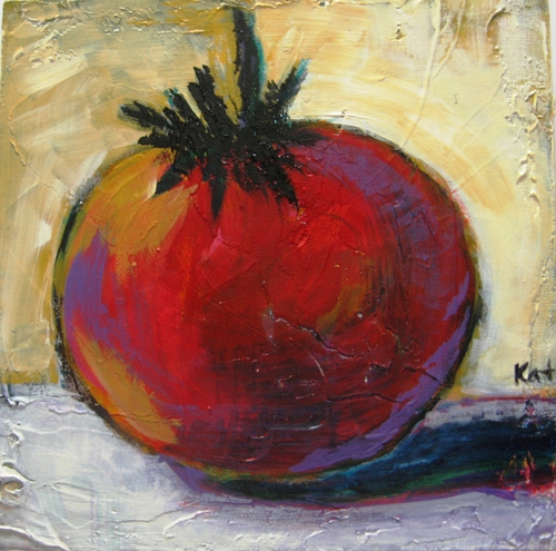 Painting-Still Life-Tomato